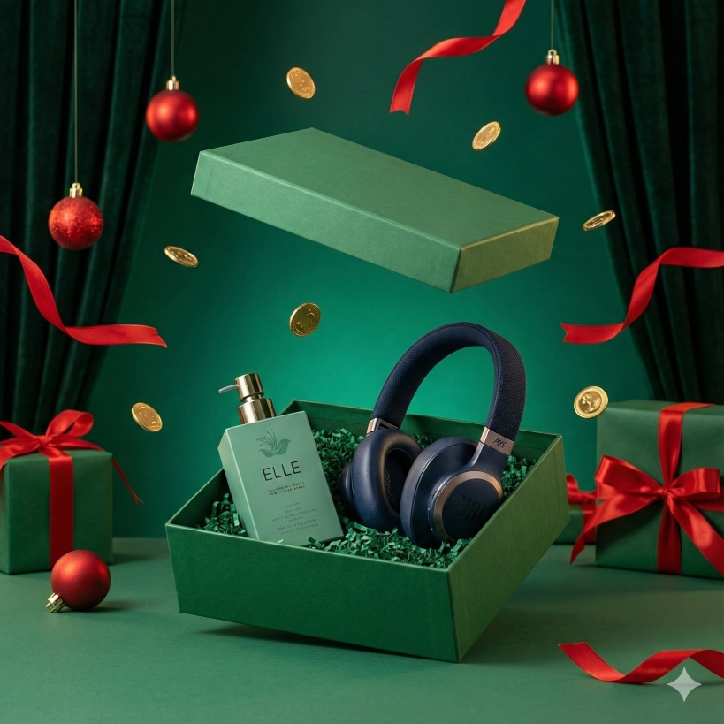 Turn Your Product Photo into a Luxury Christmas Product Photoshoot/Ad