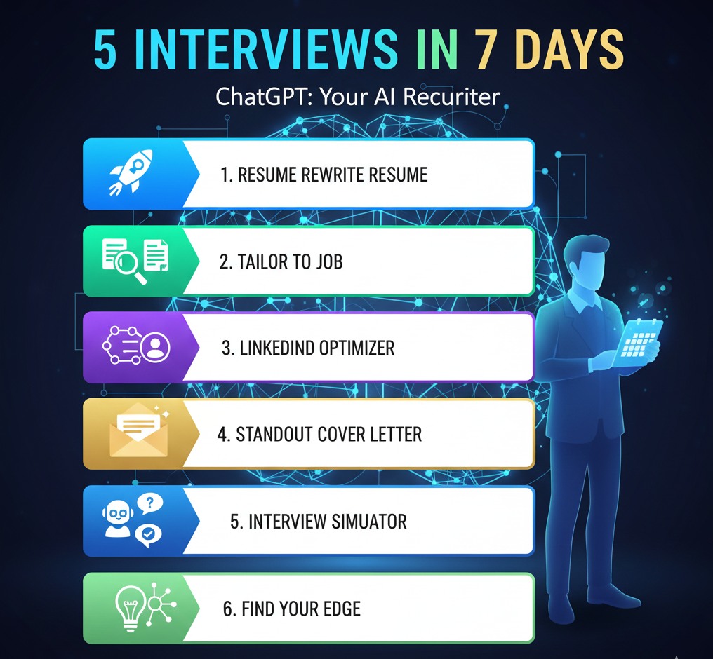 6 ChatGPT Job Search Prompts That Get Real Interviews