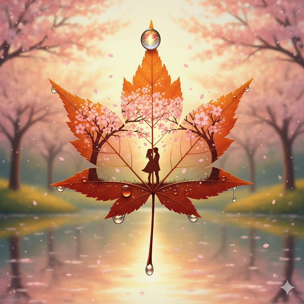 Maple Leaf Prompt: Create tiny, laser-cut dioramas in a leaf
