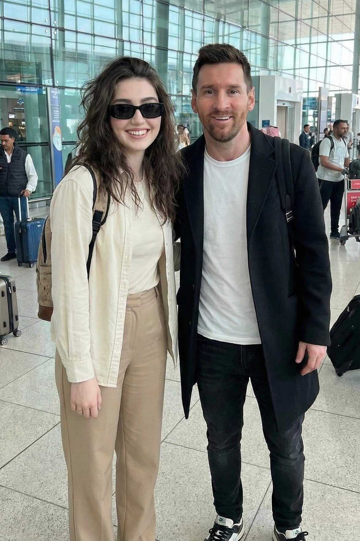 Realistic Airport Prompt: Get that candid paparazzi look