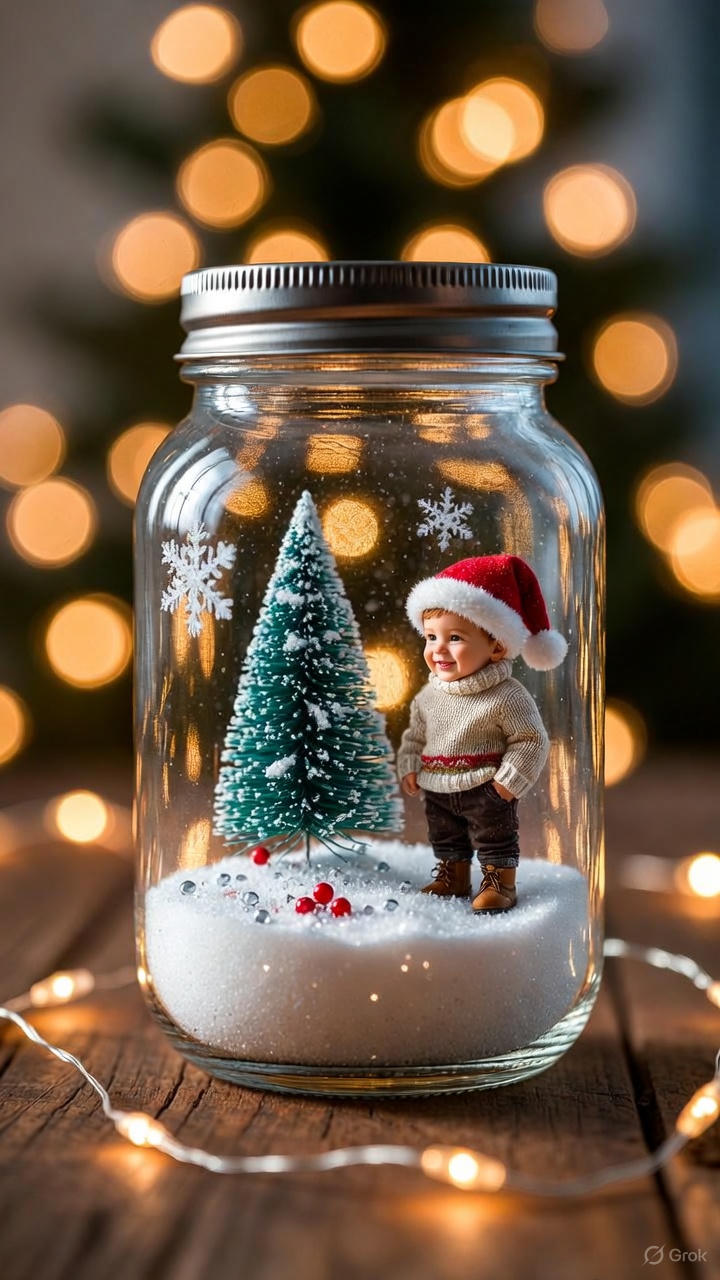 Turn Your Selfie into a Cute Tiny Christmas Character