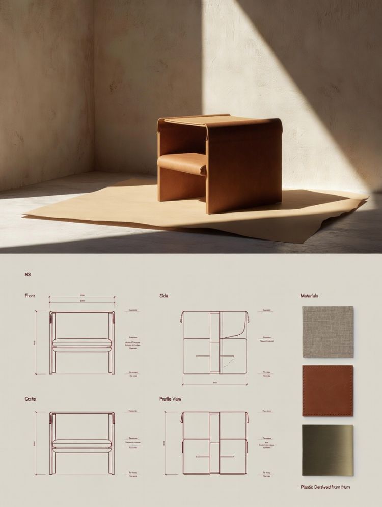 Product Catalog Layout with Lifestyle Hero and Technical Specs Prompt