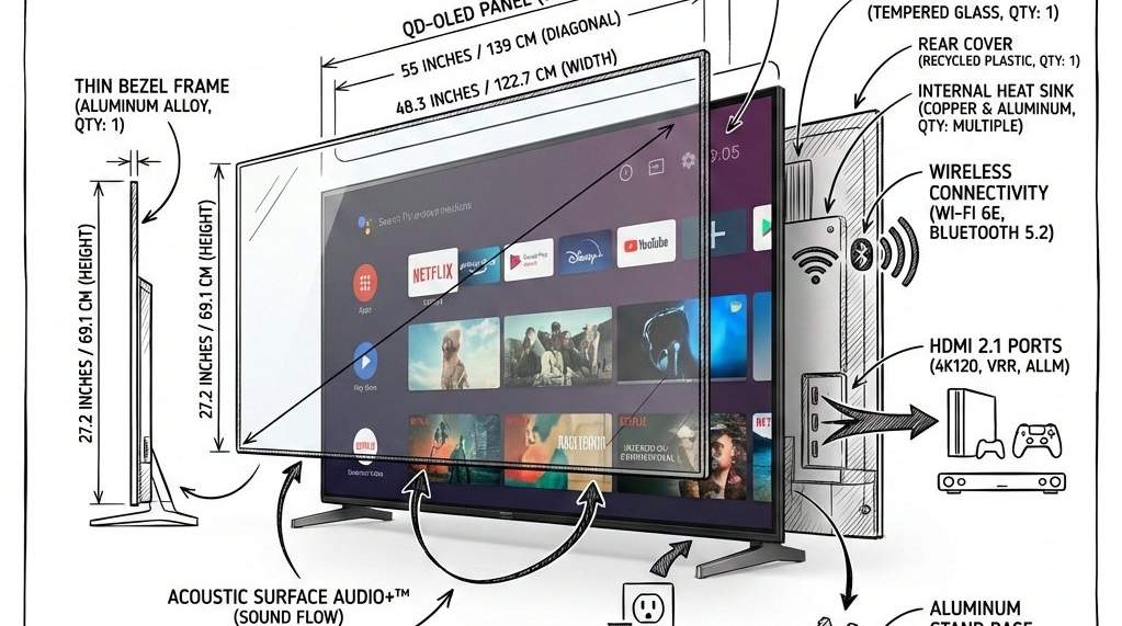 Realistic Object Infographic AI Prompt: Technical Sketch & Explosion View