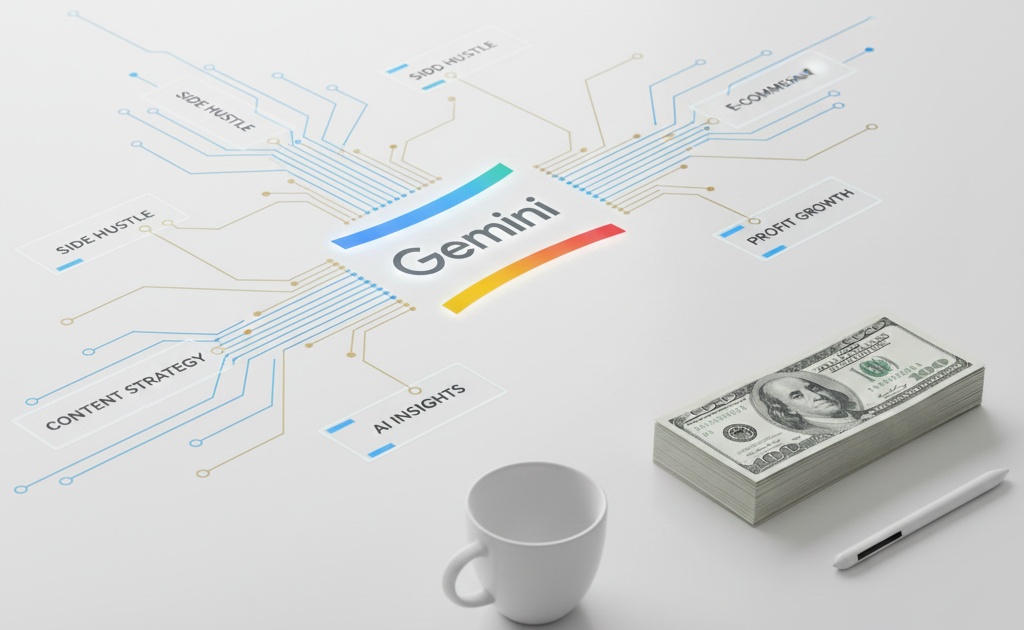2026 年用 Google Gemini 做副业：基于真实搜索需求的赚钱提示词 Prompt 指南