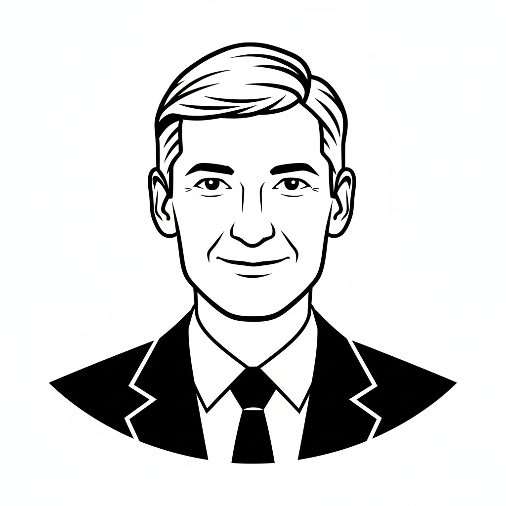 Notion Style Avatar Prompt for Black and White Vector Portraits