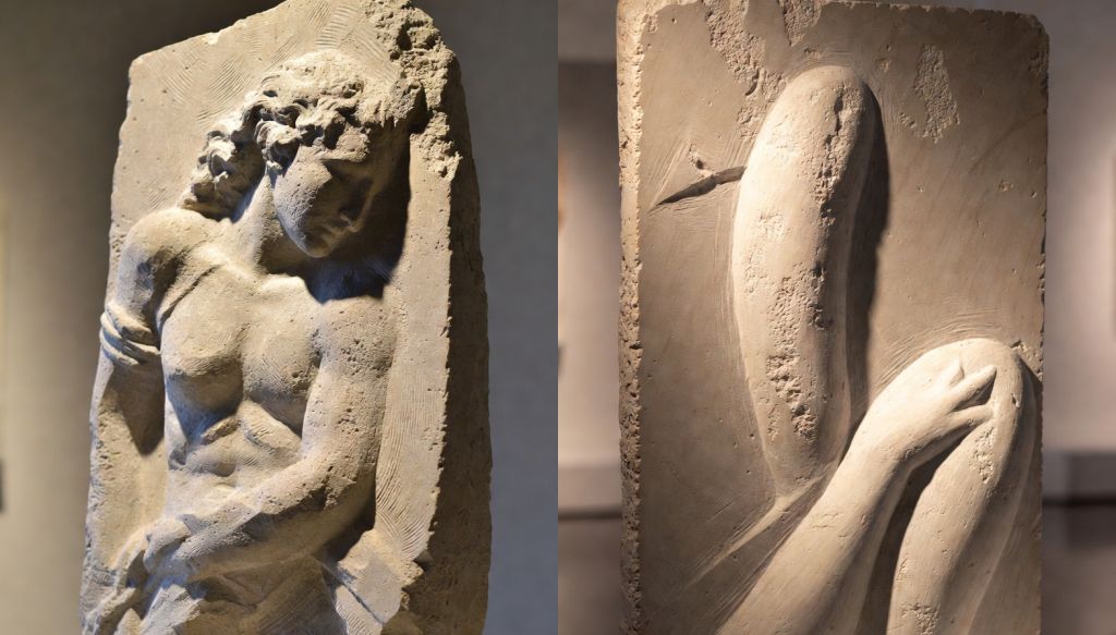 Stone / Marble Relief Sculpture Image Prompt for Gallery-Style Artwork