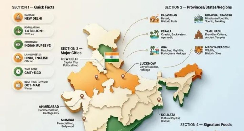 Country Infographic Poster Prompt for AI Image Generation