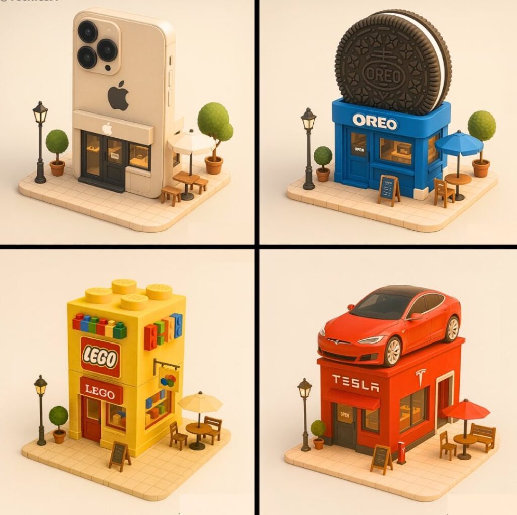 Miniature Brand Stores: Mastering 3D Isometric Dioramas