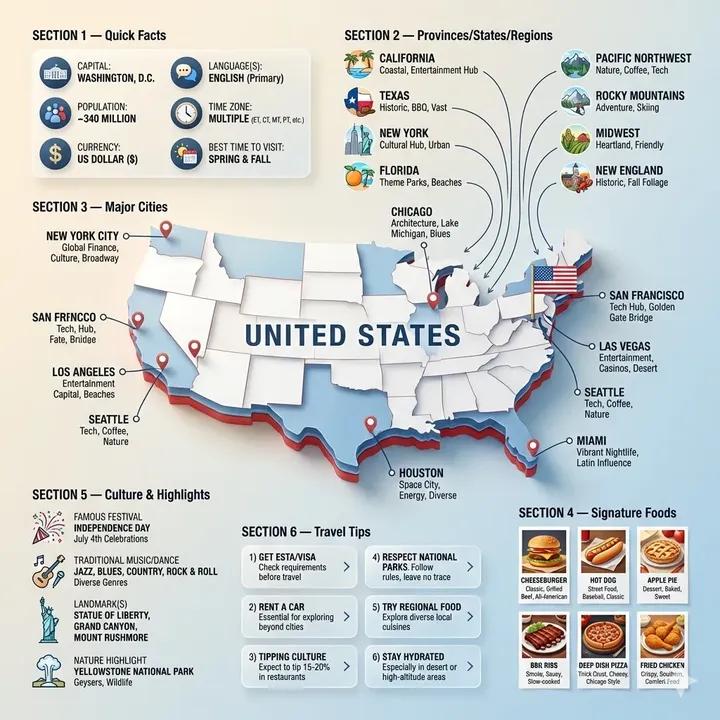 Country Infographic Poster Prompt for AI Image Generation
