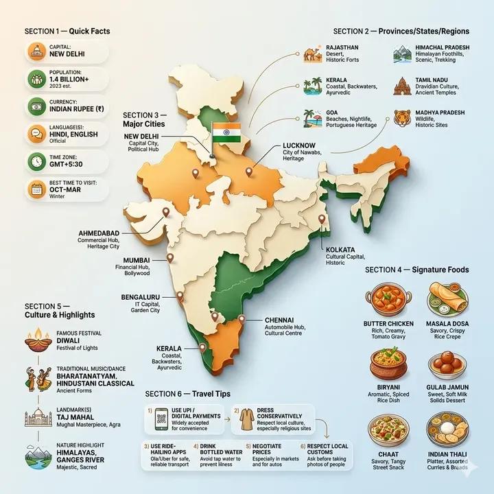 Country Infographic Poster Prompt for AI Image Generation