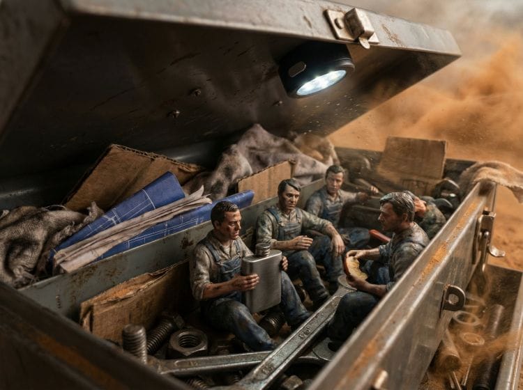 Ordinary Object as Refuge Prompt for Catastrophic Survival Scenes