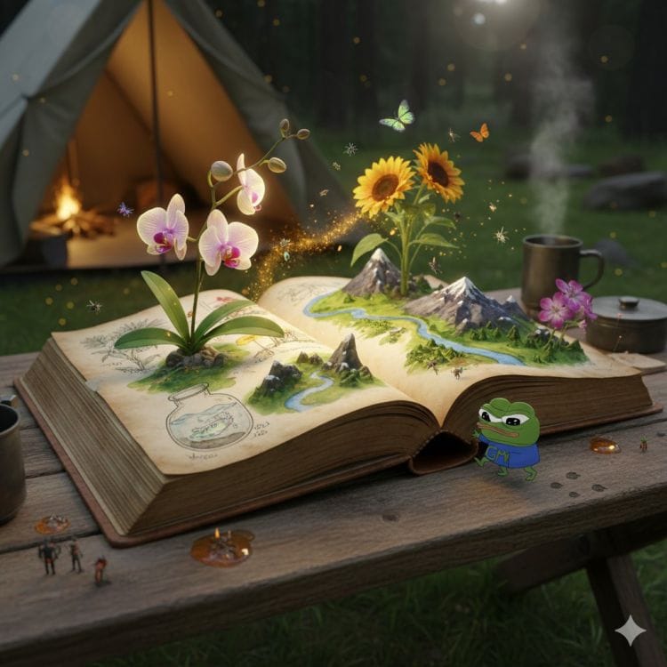 Naturalist Field Journal Prompt for Living Ecosystem Scenes