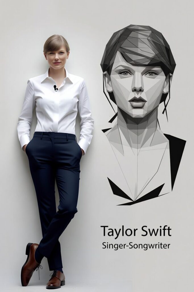 Celebrity Portrait Prompt: Generate a Full Body Portrait of Taylor Swift