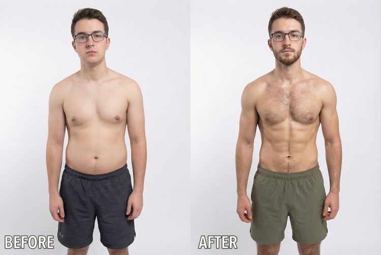 AI Fitness Transformation Prompt: Realistic Before & After from Your Photo
