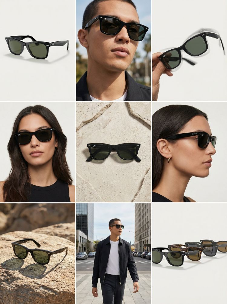 A professional 3x3 editorial product grid prompt example showing nine consistent frames of high-end product photography.