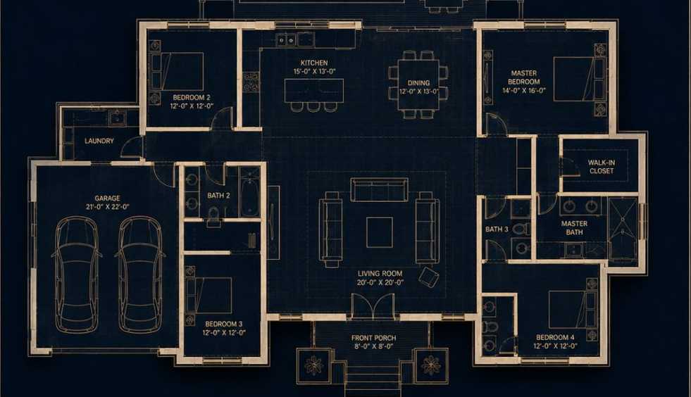 Convert Blueprints to Photorealistic Renders via Blueprint to Render Prompt