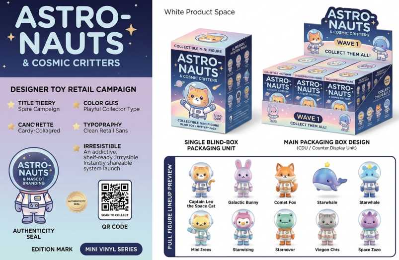 Scale Product Launches via Premium Blind Box Packaging Prompt