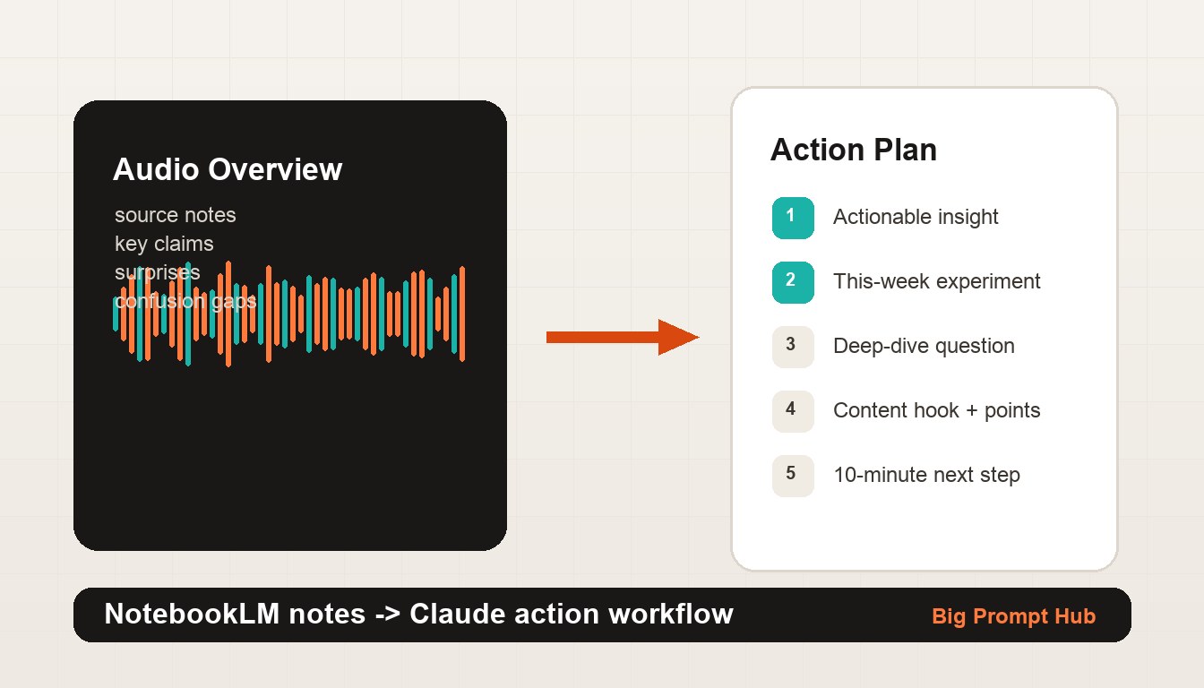 Use NotebookLM Claude Prompts to Turn Sources Into Briefings