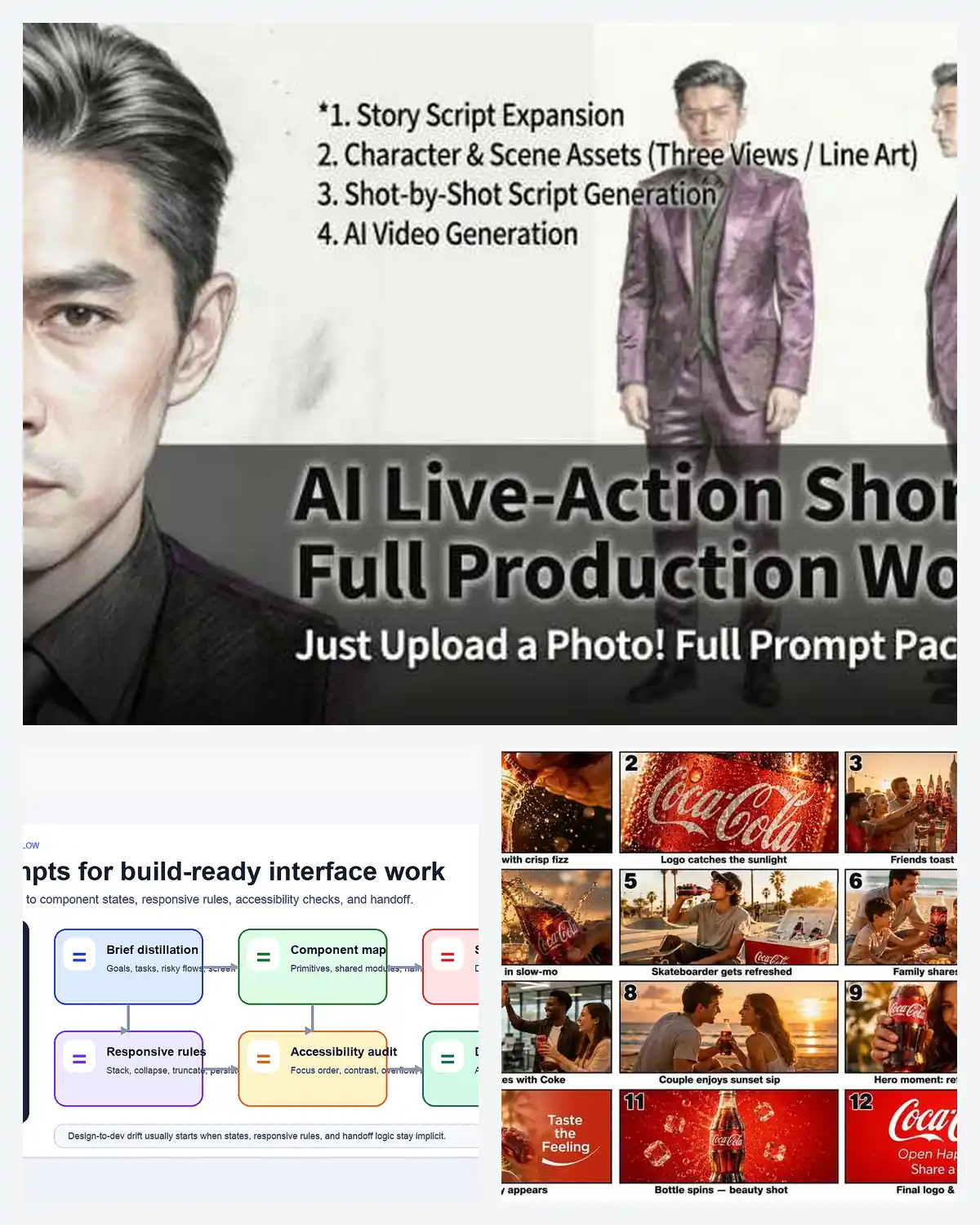 AI Workflow Prompts That Connect Briefs, Interfaces, and Video