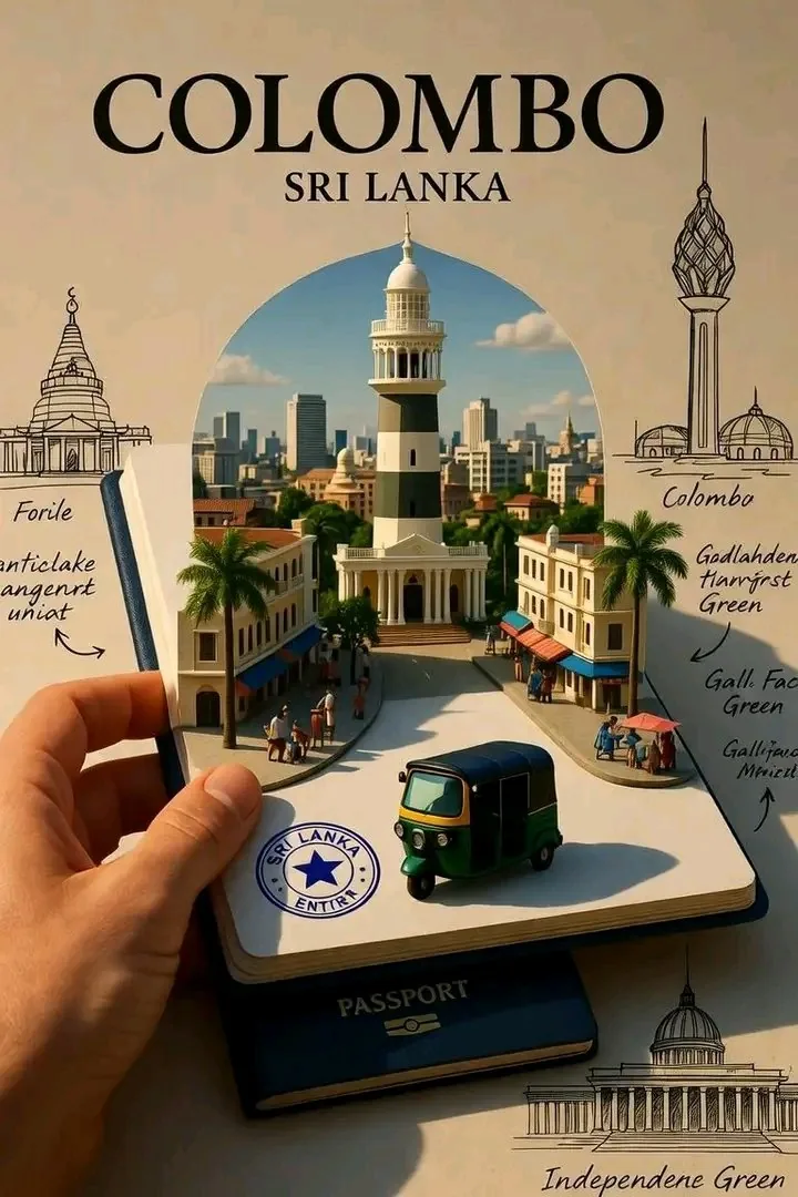 Passport City Diorama Prompt for Editorial Travel Posters