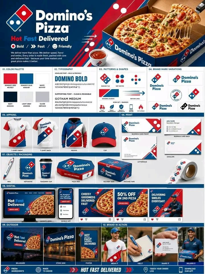 Brand Identity Guideline Board Prompt: Premium Brand Board Layout