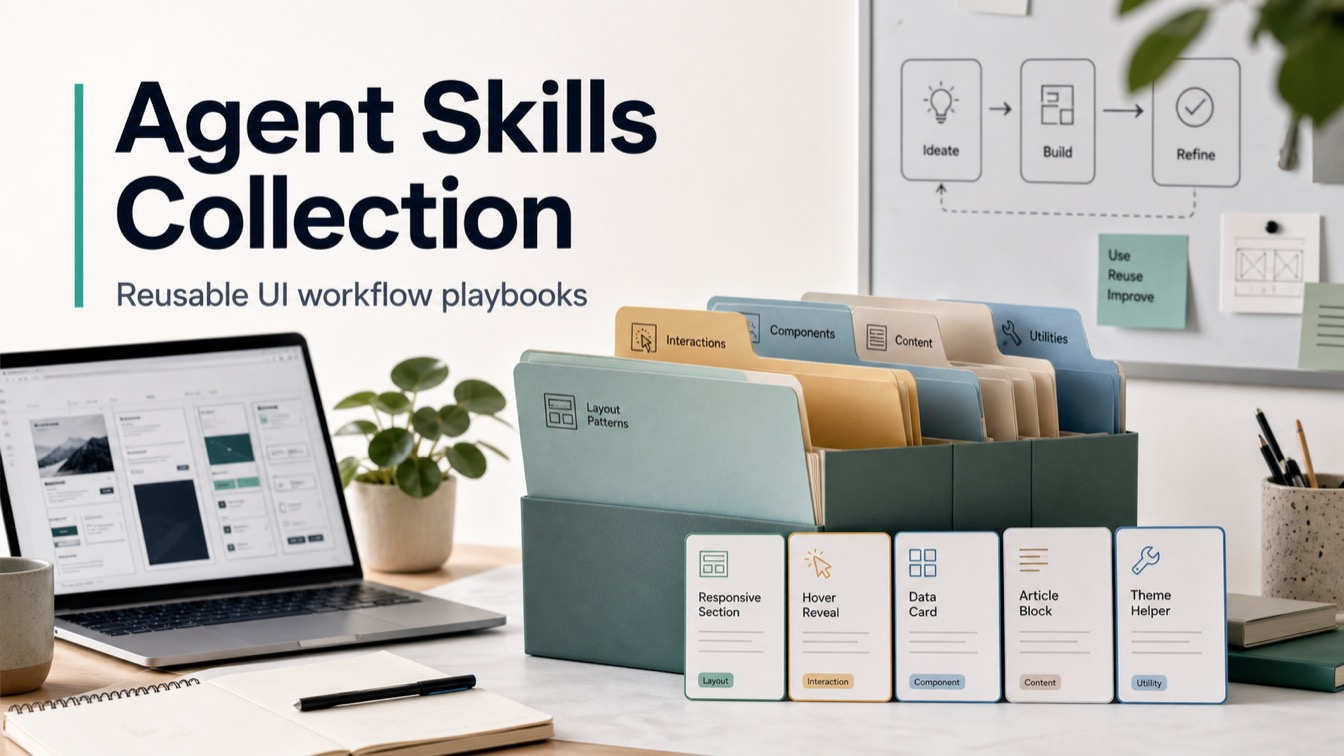 Agent Skills Collection Built Around UI Workflow Playbooks