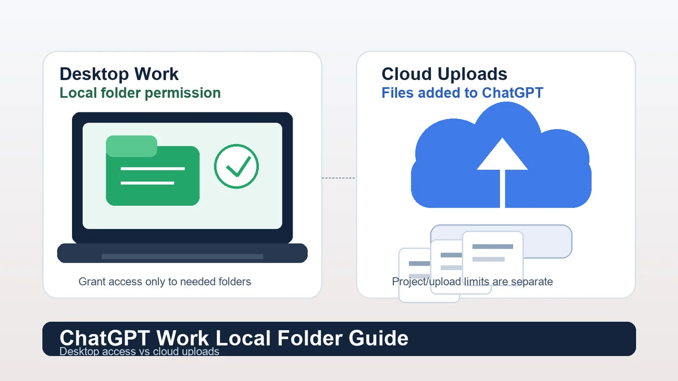 ChatGPT Work Local Folder Guide: Desktop Access vs Cloud Uploads