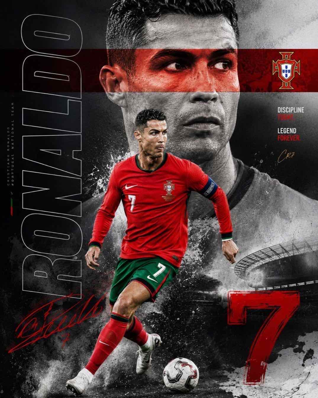 Football Editorial Hero Poster Prompt: Sliced World Cup Portraits