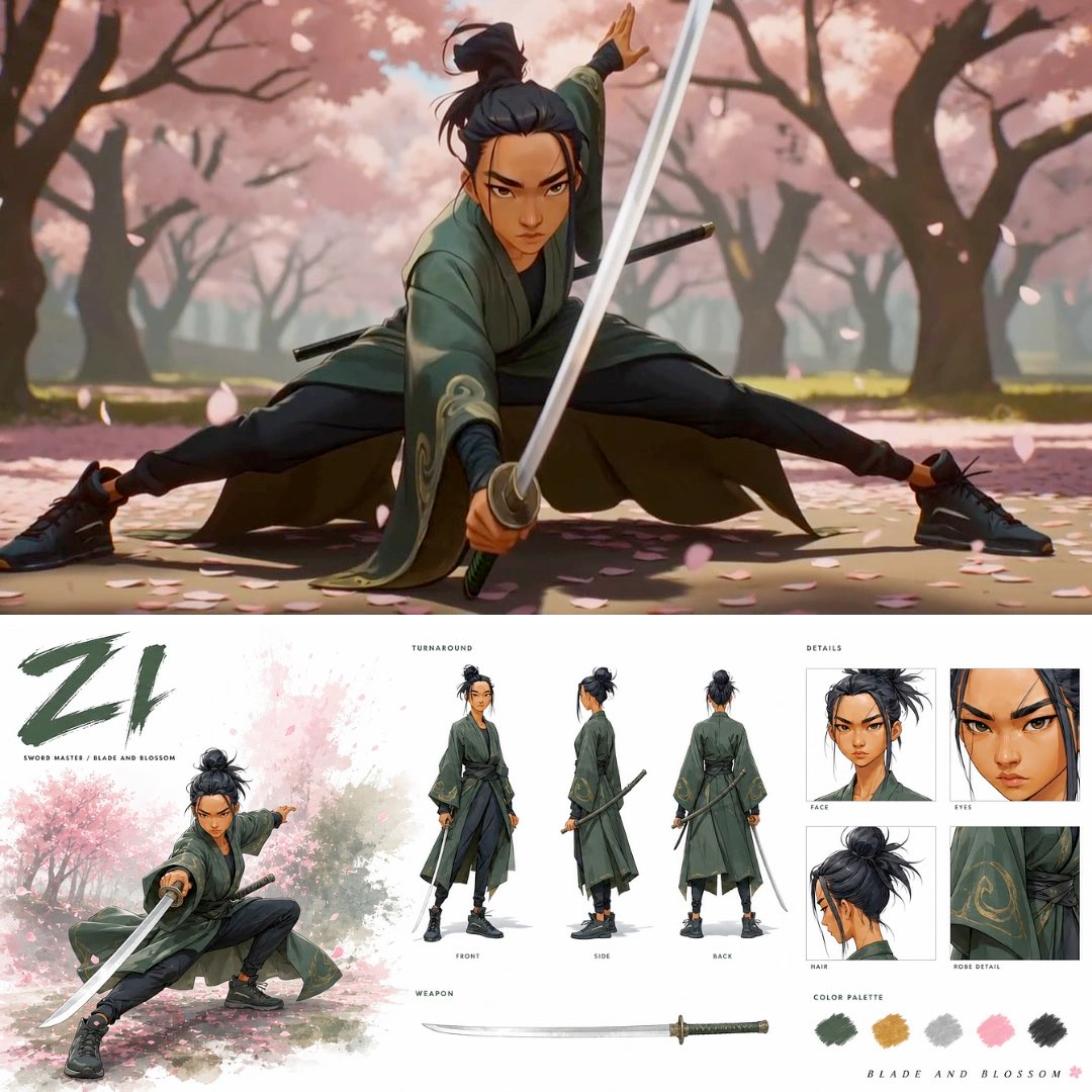 Anime Sword Fight Video Prompt Workflow: Character Lock Before Motion